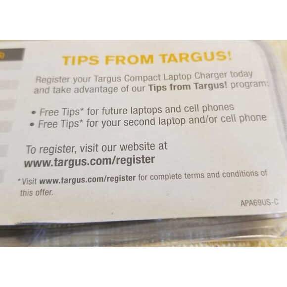 Targus compact laptop charging tips READ - Picture 4 of 5